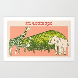 St. Louis Zoo Art Print