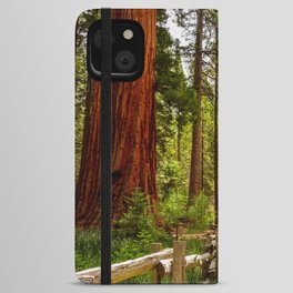 Giant Sequoia Trees, Yosemite National Park iPhone Wallet Case