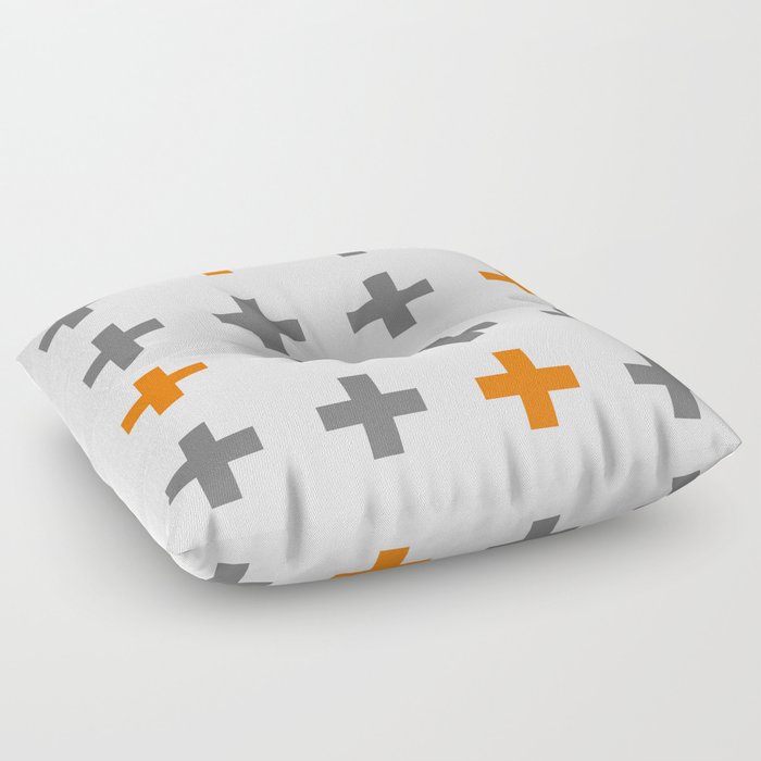 Swiss cross / plus sign Floor Pillow