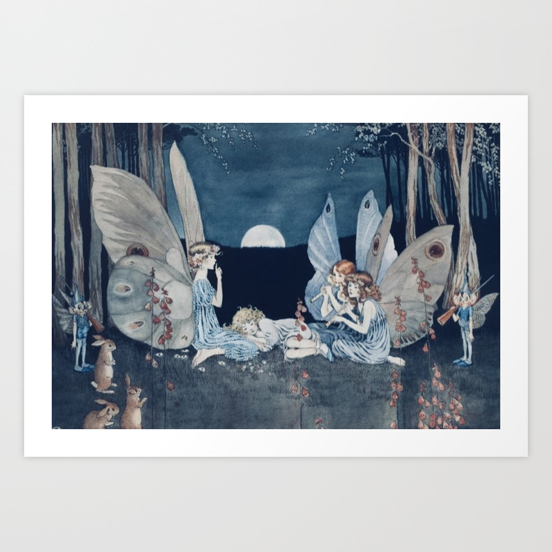 lullaby by ida rentoul outhwaite 1916 art print by sistarsprkls