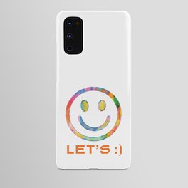 Smiley Face Colorful Android Case