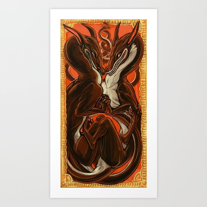 Dance of the Devils Art Print