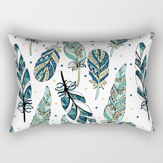 Feathers Rectangular Pillow