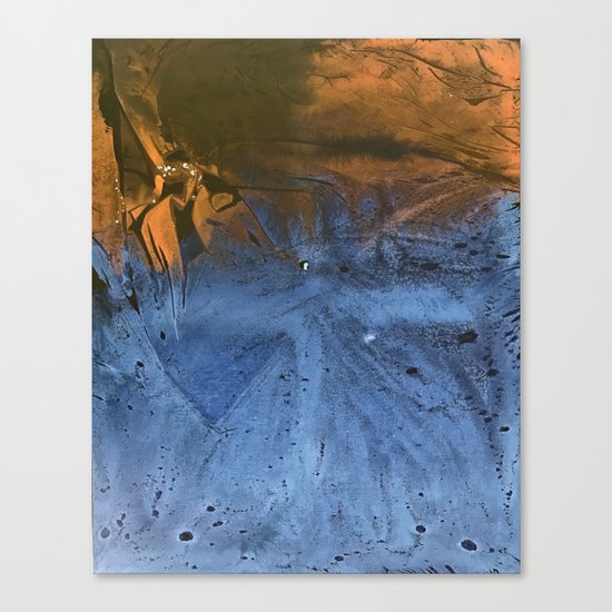 Ocean At Night Jean Copper Canvas Print