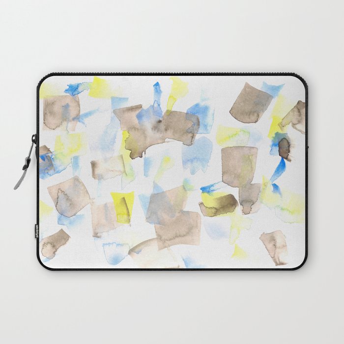 1Watercolor Painting Abstract Art 80515 WATERCOLOUR ABSTRACT WP 18| Watercolor Brush Strokes Laptop Sleeve