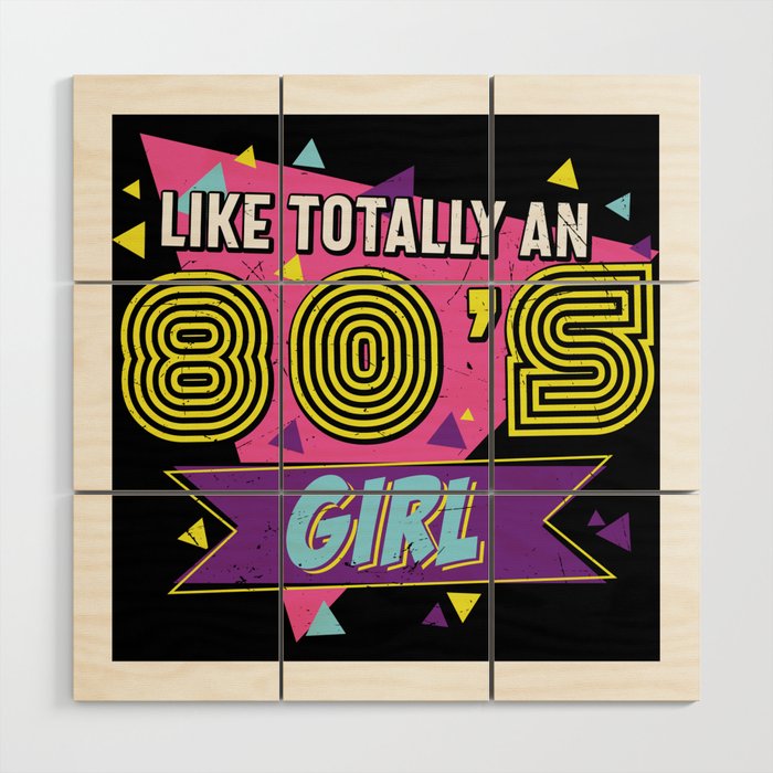 Disco queen 80s aesthetic shirts and gifts Wood Wall Art