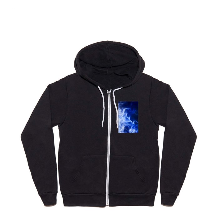 Atmospheric Cyan Movement4 Full Zip Hoodie