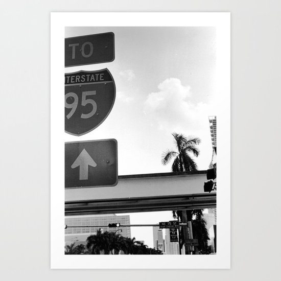 Interstate Art Print