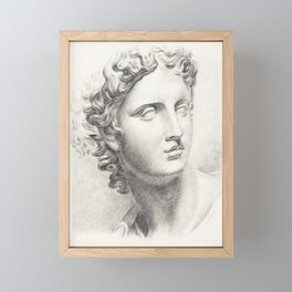 Roman Statue Framed Mini Art Print