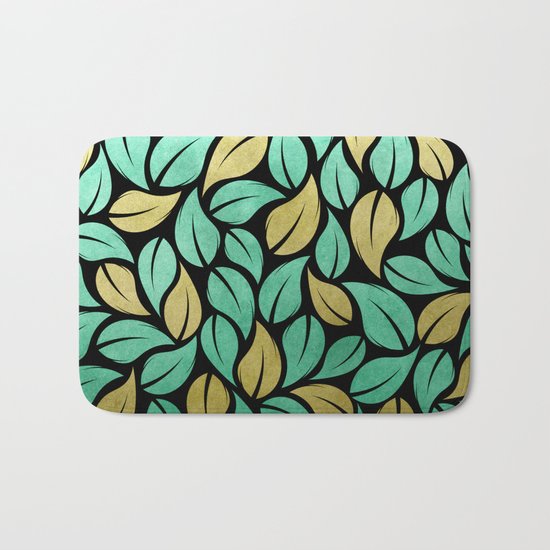 falling leaves XII Bath Mat