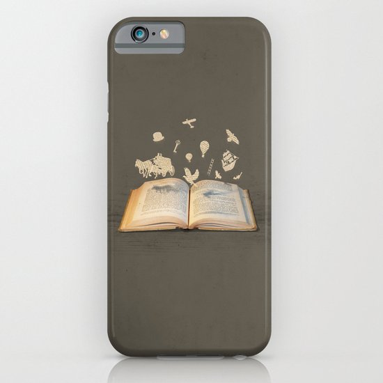 Words Take Flight (on Grey) iPhone & iPod Case