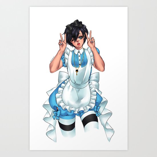 Ciel In Wonderland Art Print