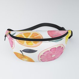 Summer Fruits Watercolor Pattern Fanny Pack