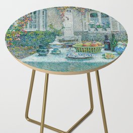 La petite table, 1920 by Henri Le Sidaner Side Table