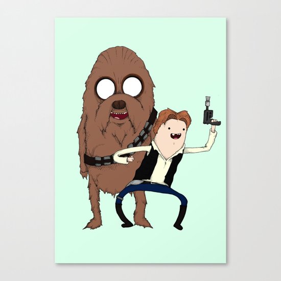 Space Adventure! Mans Best Friend Canvas Print