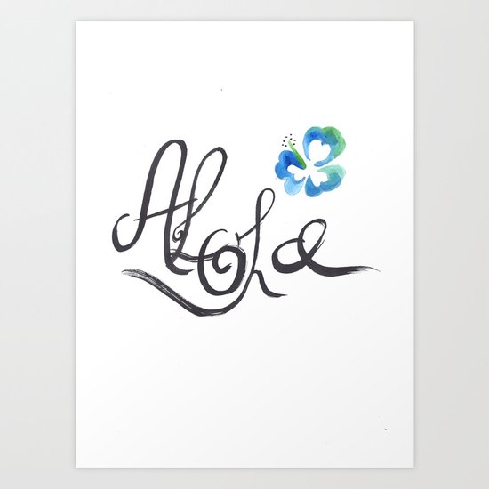Aloha Art Print