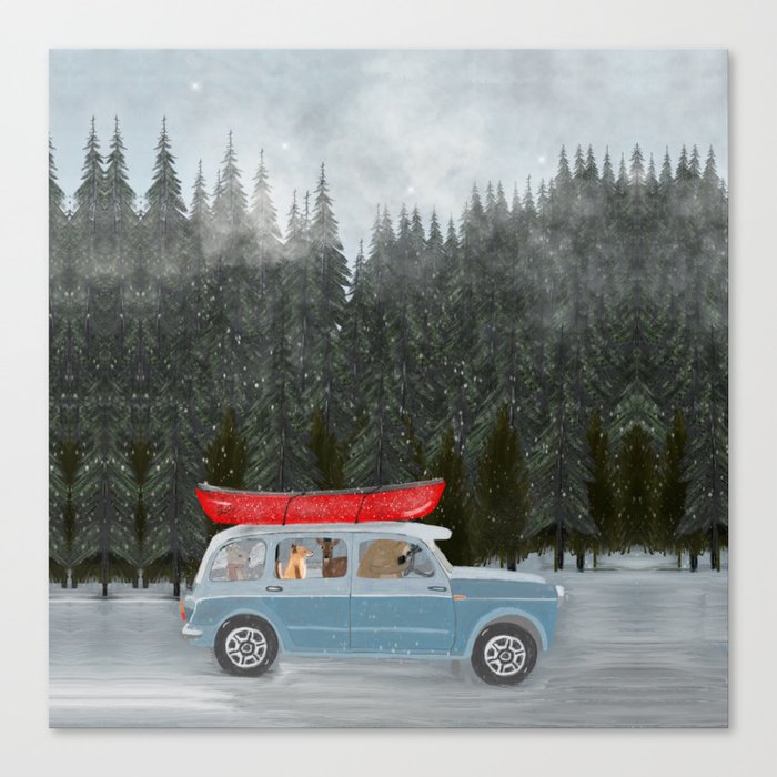 winter holiday Canvas Print