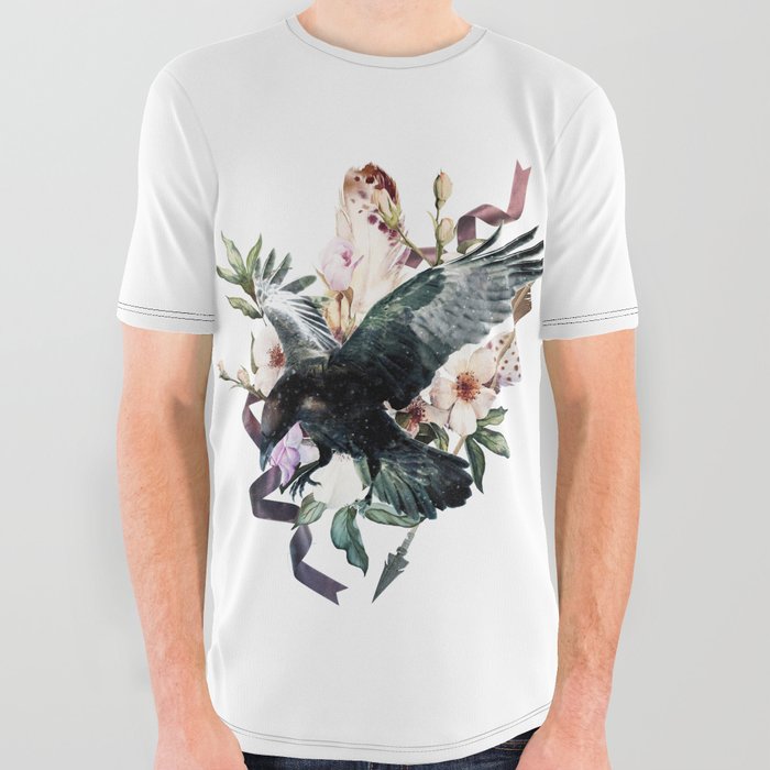 The Raven All Over Graphic Tee