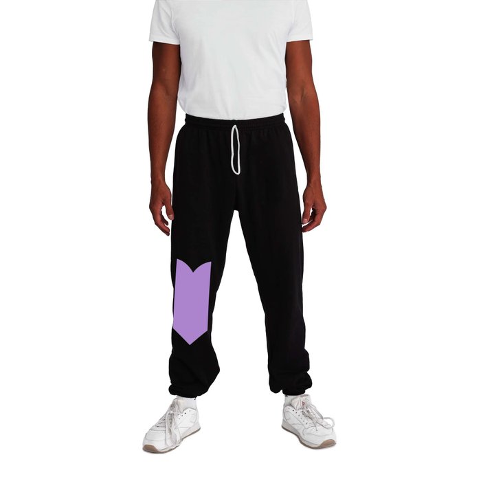 Heart (Lavender & White) Sweatpants