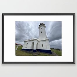 The Melodramatic Lighthouse Framed Art Print