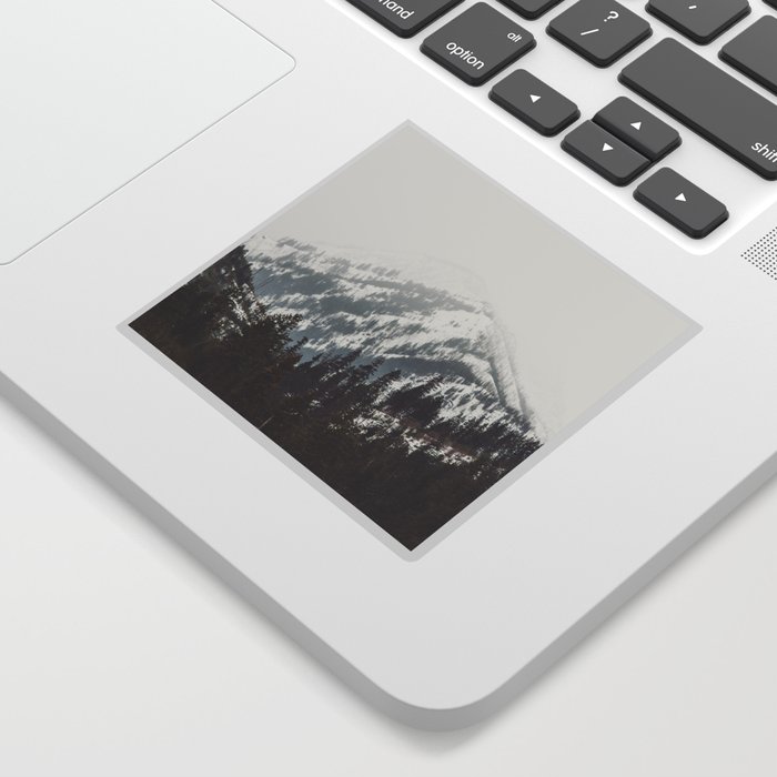 Storm in the Mountain Forest - Nature Photography Sticker