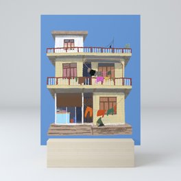 lovely house Mini Art Print