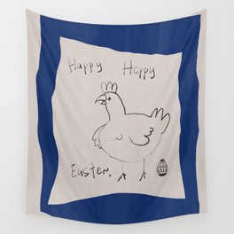 Happy Happy easter Wall Tapestry