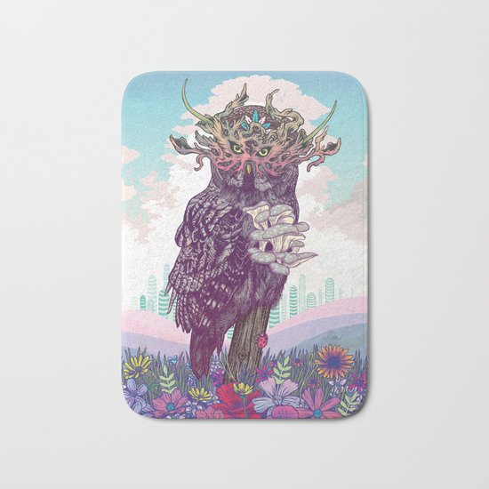 Journeying Spirit (Owl) Bath Mat