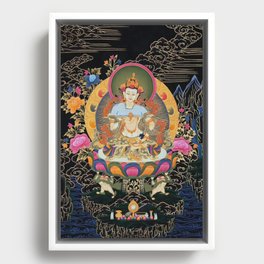 Dorje Sempa Thangka Vajrasattva Buddhist Art Framed Canvas