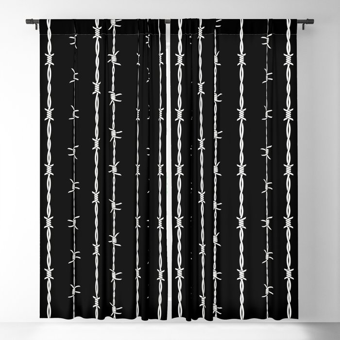 Barbed Wire Blackout Curtain