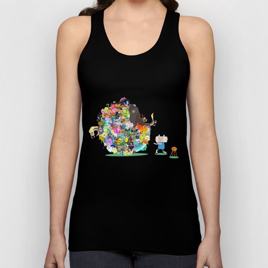 Adventure Time - Land of Ooo Katamari Unisex Tank Top