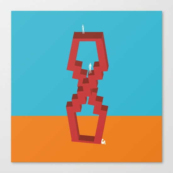 la promenade Canvas Print