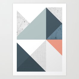 Modern Geometric 12 Art Print