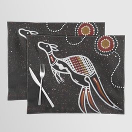 Authentic Aboriginal Art - Kangaroo Placemat