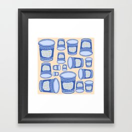 We Are Happy To Serve You Framed Art Print