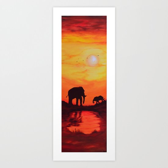Mama's Gonna Keep You Safe... Art Print