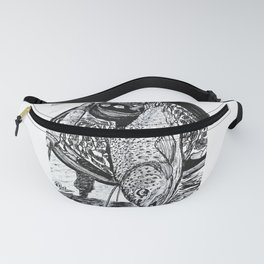 "Catch & Release" Trout Fly Fishing Art Fanny Pack