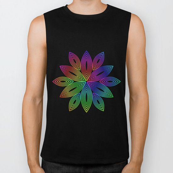 Flower Biker Tank