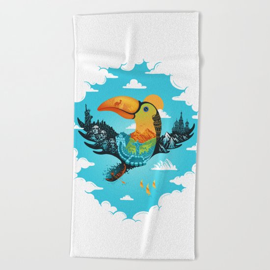 World Traveler Beach Towel