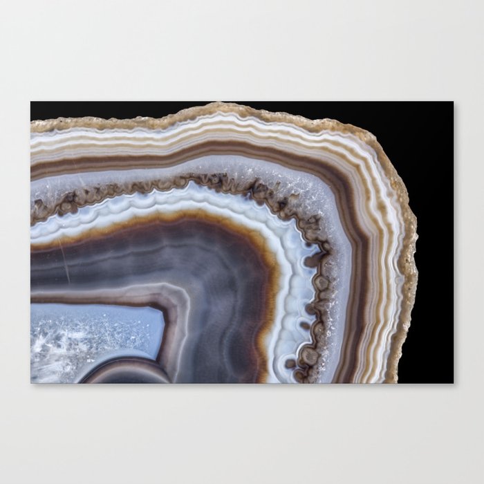 Mocha Agate 3294 Canvas Print