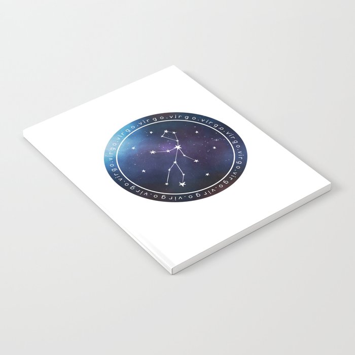 Virgo Zodiac | Nebula Circle Notebook