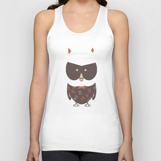 Owlglass (hourglass) Unisex Tank Top