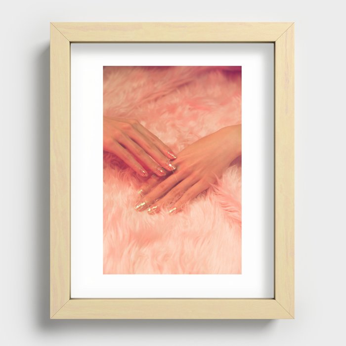 Nails Recessed Framed Print