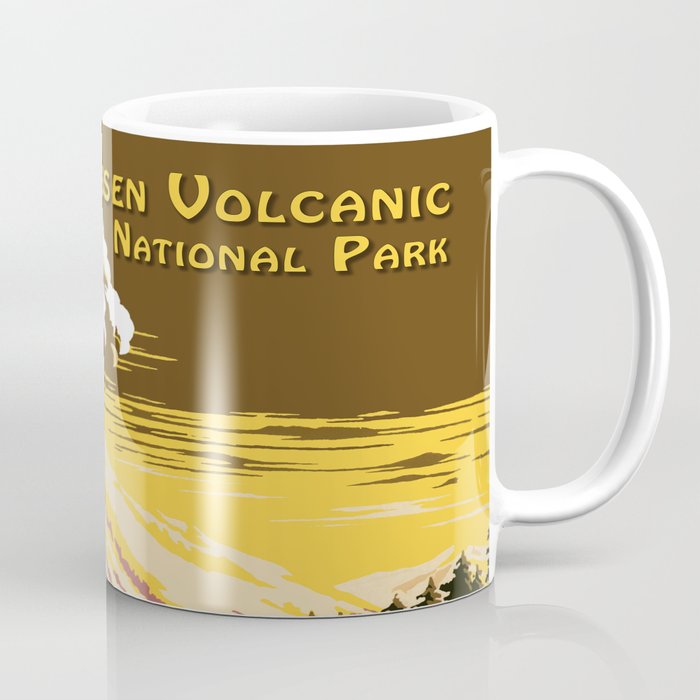 Vintage Lassen Volcanic National Park Coffee Mug