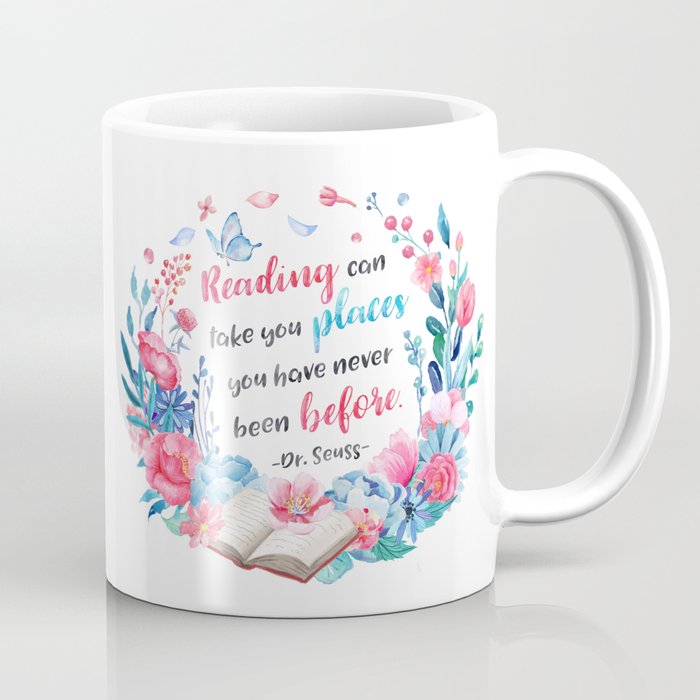 Reading Can Take You Places Coffee Mug By Stellawenny Society6 Reading Can Take You Places Coffee Mug