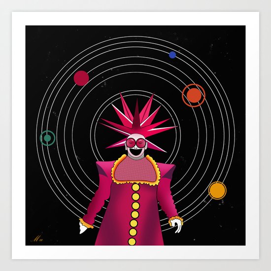 space vector Art Print