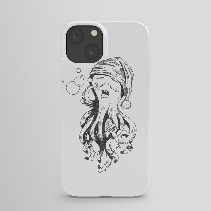 Tired Octopus iPhone Case