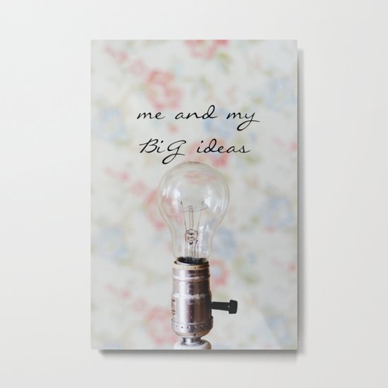 Big Ideas Metal Print