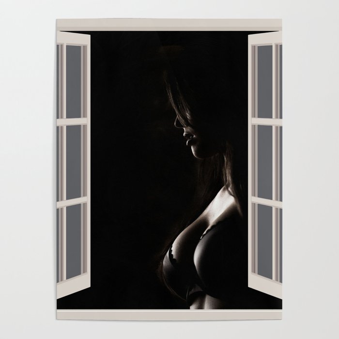 Erotica Lingerie | OPEN WINDOW ART Poster