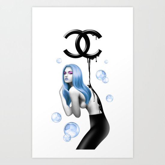 BLACK GOLD Art Print